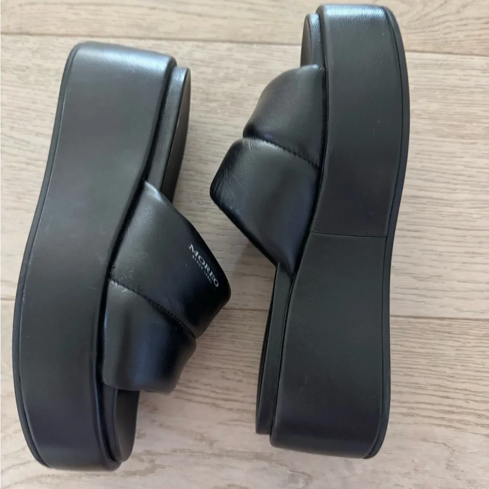 Marco Moreo Milano “Stephanie” Black Sandal size 35